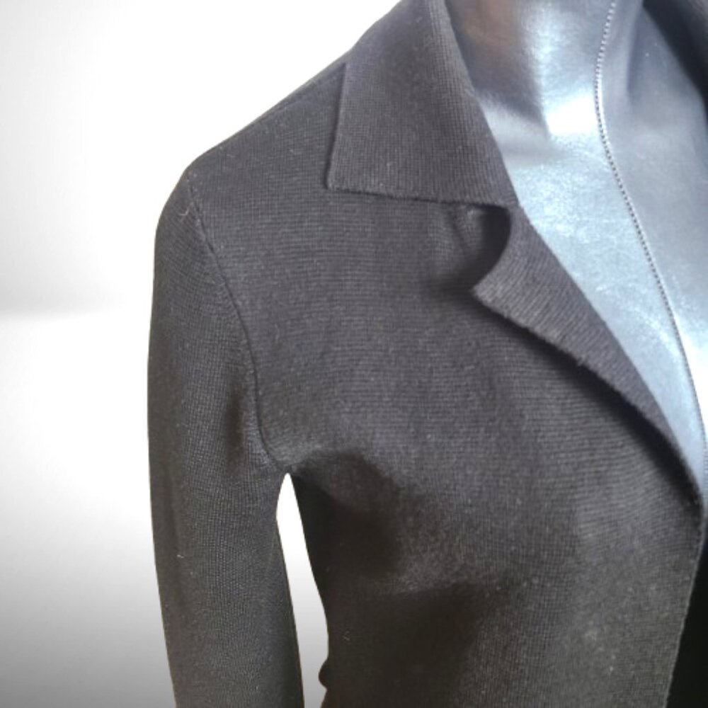 Marc Jacobs Black Knit Coatigan / Long Cardigan – Size 6 - Picture 4 of 13